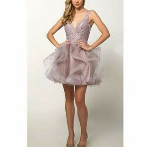 Short formal dress,prom party homecoming gown